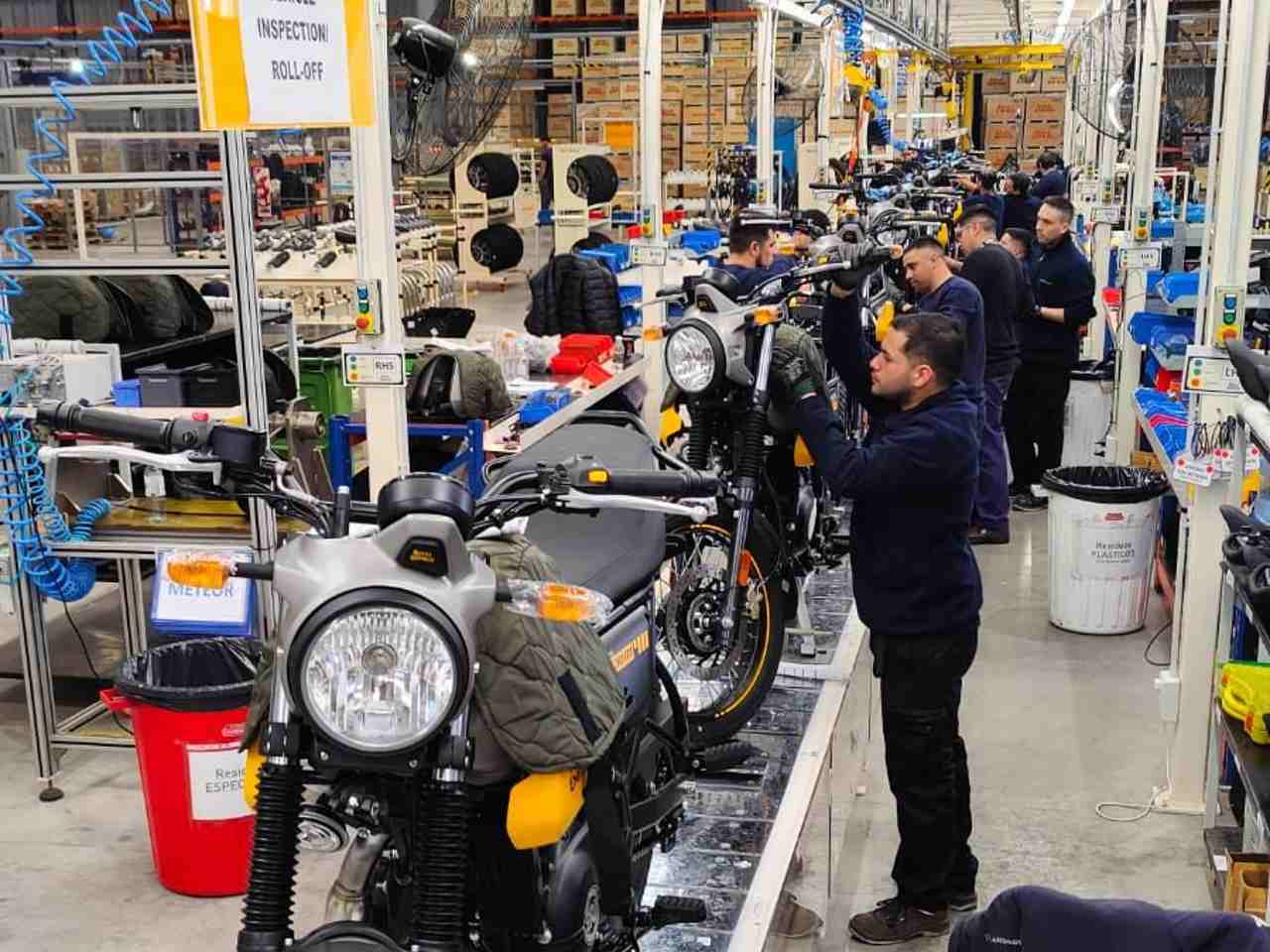 Royal Enfield Inaugura Linha De Montagem Em Manaus