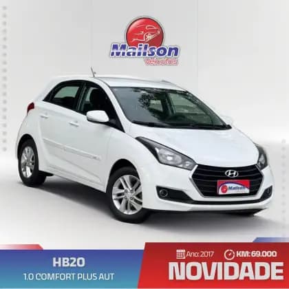Carro 1.6 COMFORT PLUS 16V FLEX 4P AUTOMÁTICO