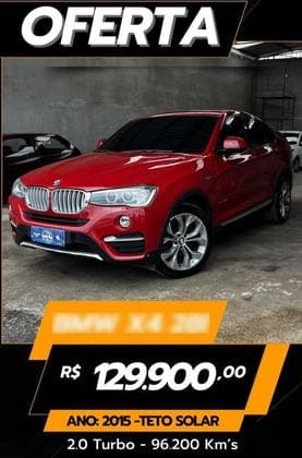Carro 2.0 28I X LINE 4X4 16V TURBO GASOLINA 4P AUTOMÁTICO