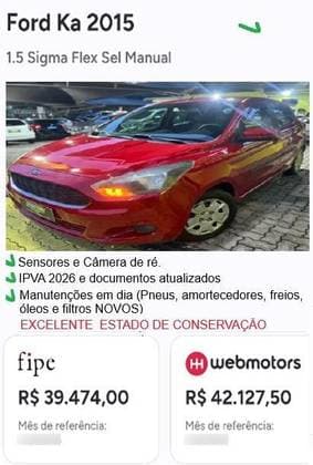 Carro 1.5 SIGMA FLEX SE MANUAL