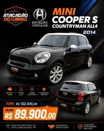 Carro 1.6 S ALL4 4X4 16V 184CV TURBO GASOLINA 4P AUTOMÁTICO