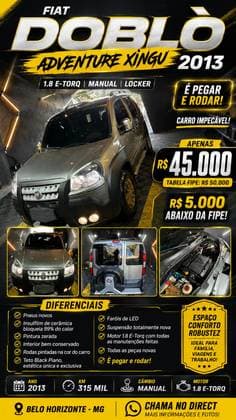 Carro 1.8 MPI ADVENTURE XINGU 16V FLEX 4P MANUAL