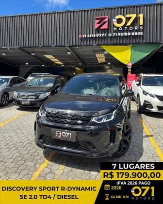 Carro 2.0 D180 TURBO DIESEL R-DYNAMIC SE AUTOMÁTICO