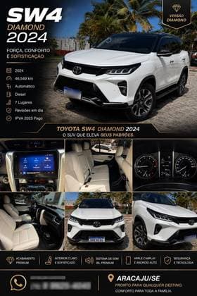 Carro 2.8 D-4D TURBO DIESEL DIAMOND 7L 4X4 AUTOMÁTICO