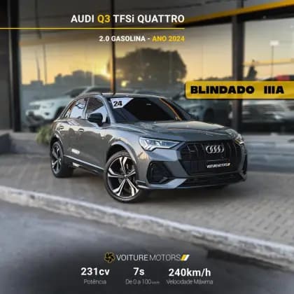 Carro 2.0 40 TFSI GASOLINA PERFORMANCE BLACK PLUS QUATTRO TIPTRONIC