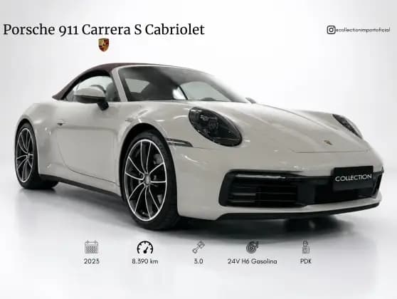 Carro 3.0 24V H6 GASOLINA CARRERA S CABRIOLET PDK