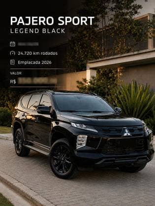 Carro 2.4 16V MIVEC TURBO DIESEL LEGEND BLACK AWD AUTOMÁTICO