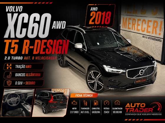 Carro 2.0 T5 GASOLINA R-DESIGN AWD GEARTRONIC