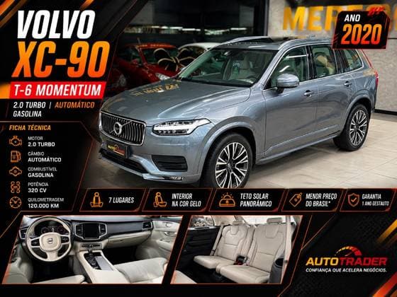 Carro 2.0 T6 GASOLINA MOMENTUM AWD GEARTRONIC