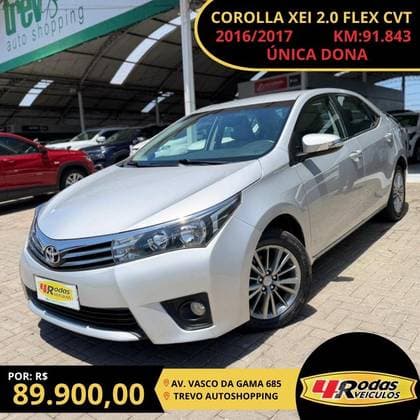 Carro 2.0 XEI 16V FLEX 4P AUTOMÁTICO