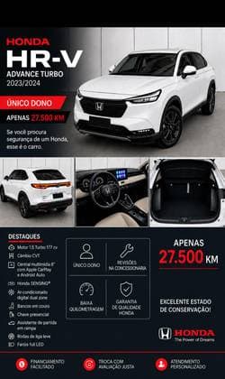Carro 1.5 DI I-VTEC TURBO FLEX ADVANCE CVT