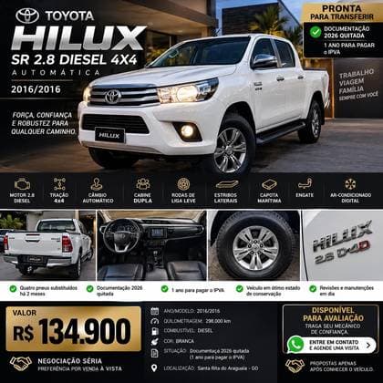 Carro 2.8 SR 4X4 CD 16V DIESEL 4P AUTOMÁTICO