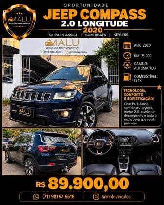 Carro 2.0 16V FLEX LONGITUDE AUTOMÁTICO