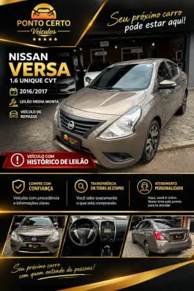 Carro 1.6 16V FLEXSTART UNIQUE 4P XTRONIC