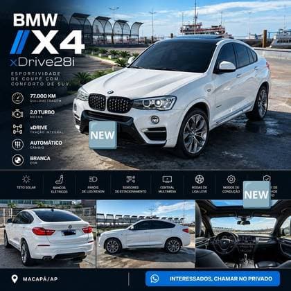 Carro 2.0 28I X LINE 4X4 16V TURBO GASOLINA 4P AUTOMÁTICO