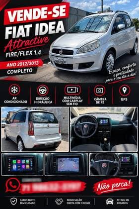 Carro 1.4 MPI ATTRACTIVE 8V FLEX 4P MANUAL