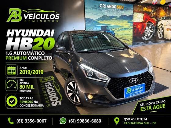 Carro 1.6 PREMIUM 16V FLEX 4P AUTOMÁTICO