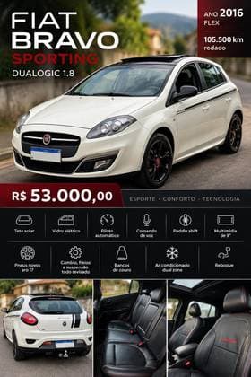 Carro 1.8 SPORTING 16V FLEX 4P AUTOMATIZADO