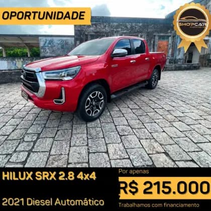 Carro 2.8 D-4D TURBO DIESEL CD SRX 4X4 AUTOMÁTICO