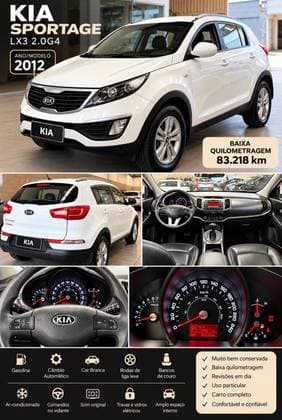 Carro 2.0 LX 4X2 16V FLEX 4P AUTOMÁTICO