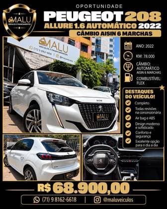 Carro 1.6 16V FLEX ALLURE AT6