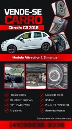 Carro 1.5 ATTRACTION 8V FLEX 4P MANUAL