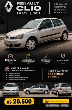 Carro 1.0 16V FLEX 2P MANUAL
