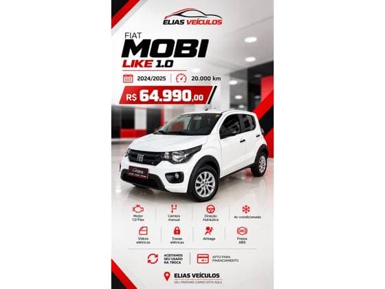 Carro 1.0 EVO FLEX LIKE. MANUAL