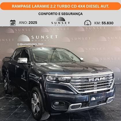 Carro 2.2 TURBO DIESEL LARAMIE 4X4 AUTOMÁTICO