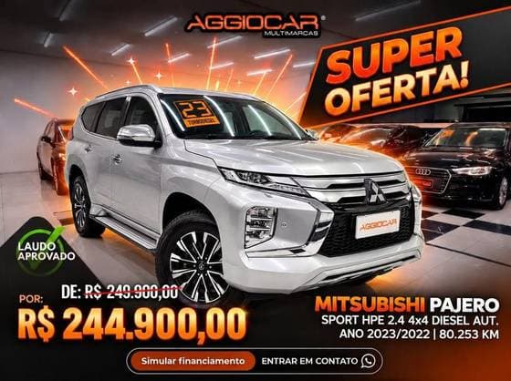 Carro 2.4 16V MIVEC TURBO DIESEL HPE AWD AUTOMÁTICO