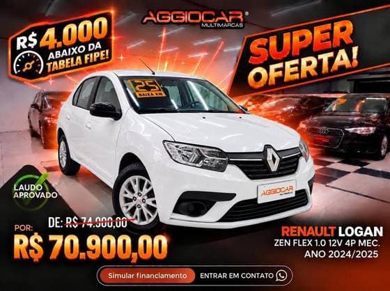 Carro 1.0 12V SCE FLEX ZEN MANUAL