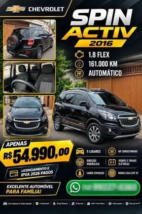 Carro 1.8 ACTIV 8V FLEX 4P AUTOMÁTICO