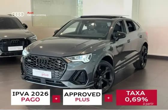 Carro 2.0 40 TFSI GASOLINA SPORTBACK PERFORMANCE BLACK PLUS QUATTRO TIPTRONIC