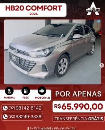 Carro 1.0 TGDI FLEX COMFORT AUTOMÁTICO