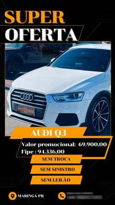 Carro 2.0 TFSI AMBIENTE QUATTRO 4P GASOLINA S TRONIC