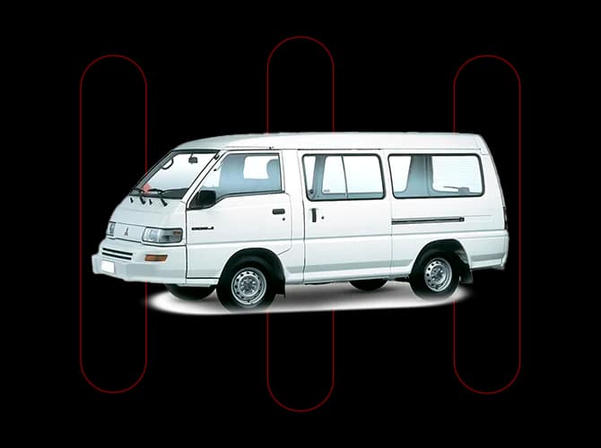 mitsubishi l300 1995 2.5 Top Luxo Diesel 4p Manual