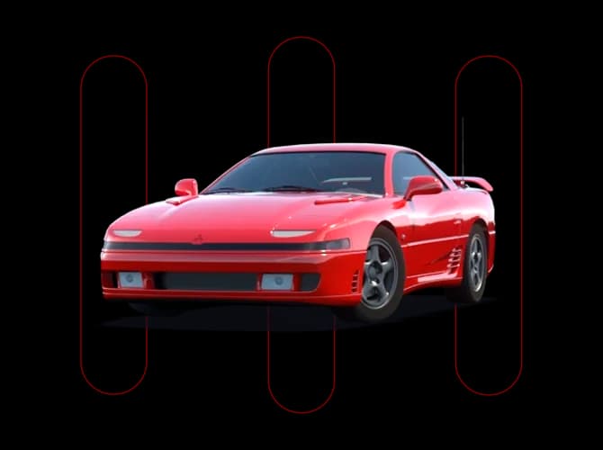 mitsubishi 3000-gt 1991 3.0 Vr 4 V6 24v Gasolina 2p Manual