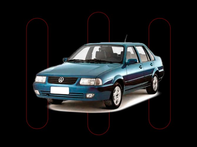 volkswagen santana 2000 1.8 Mi 8v Alcool 4p Manual