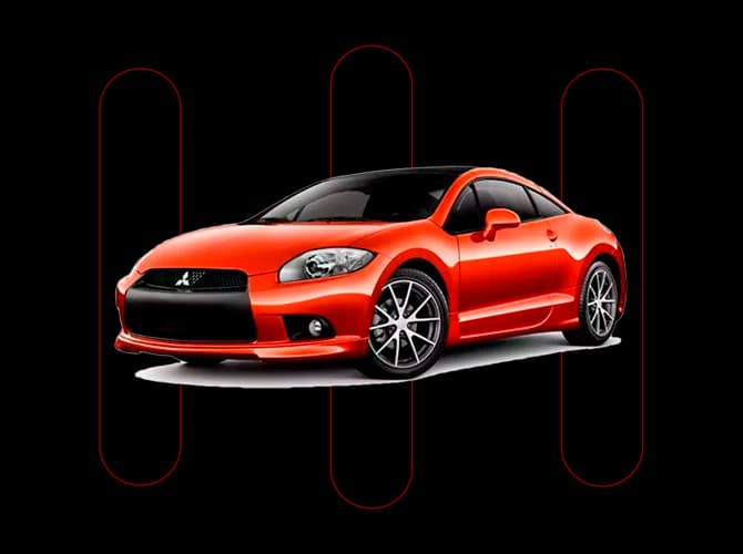 mitsubishi eclipse 1996 2.0 Gs 16v Gasolina 2p Automatico