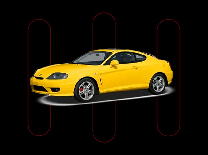 hyundai tiburon 2004 2.7 V6 Gasolina 2p Automatico
