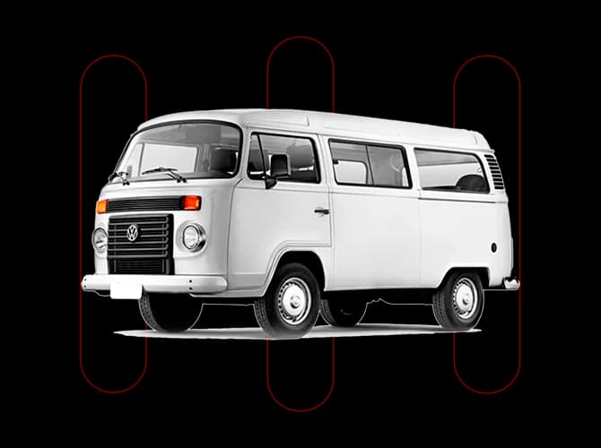 volkswagen kombi 1976 1.6 Std 8v Alcool 3p Manual