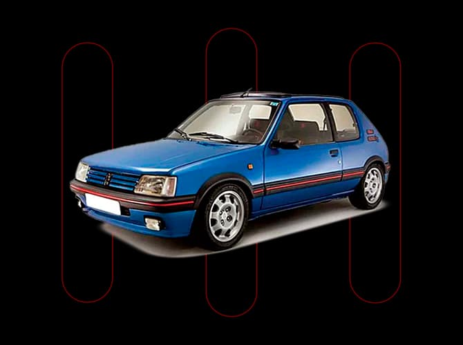 peugeot 205 1992 1.4 Cti 8v Gasolina 2p Manual