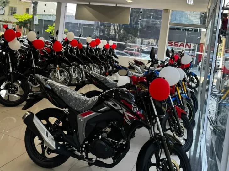 Mercado de motos fecha agosto com alta nas vendas