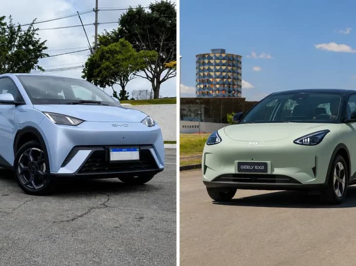BYD Dolphin Mini ou Geely EX2: qual vale a compra?