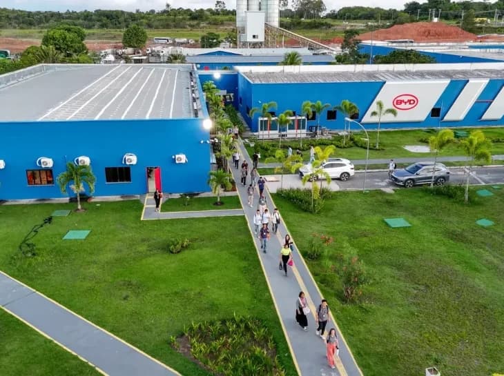 BYD aumentará a produção em Camaçari (BA)