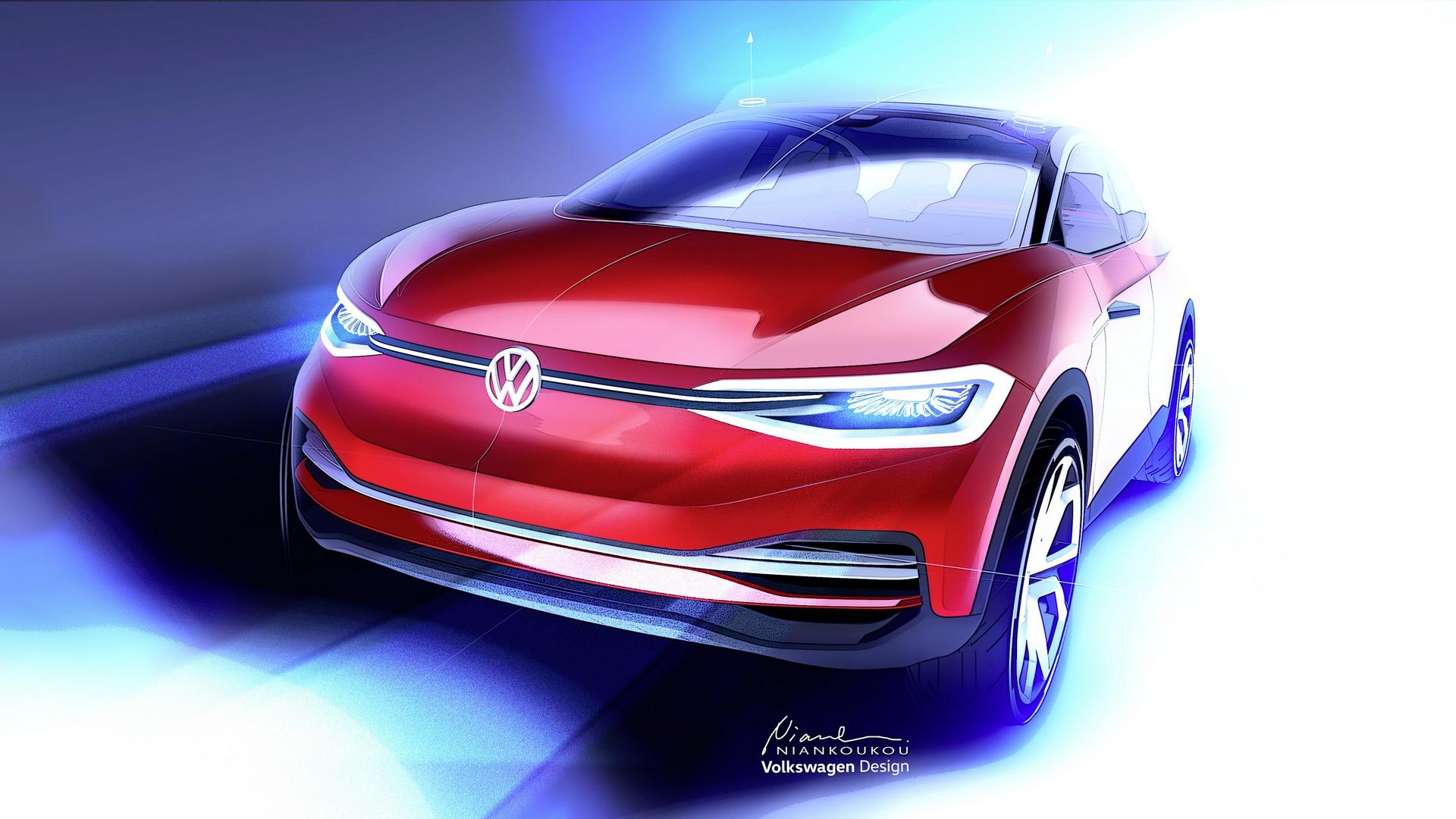 Volkswagen I.D. Cross Concept teaser Salao Frankfurt 2017