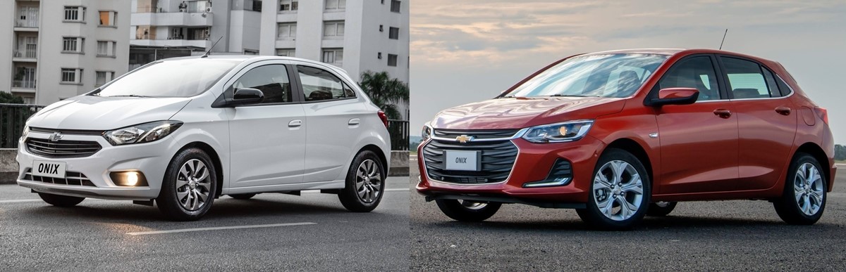  Mesmo com a chegada do novo Onix em 2019, a Chevrolet manteve a antiga geração com o nome Joy