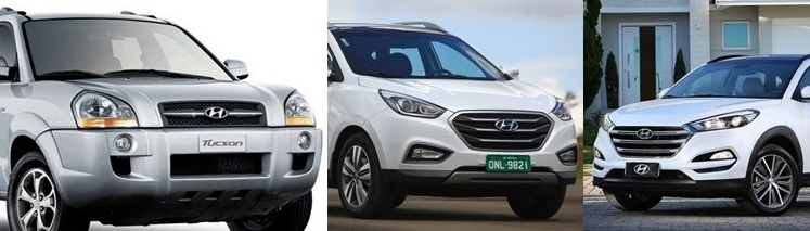  Hyundai manteve diferentes gerações do Tucson em produção ao mesmo tempo