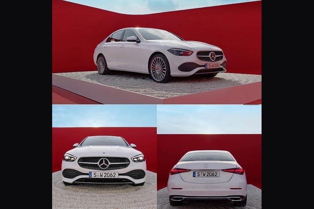 Vazam imagens do novo Mercedes Classe C