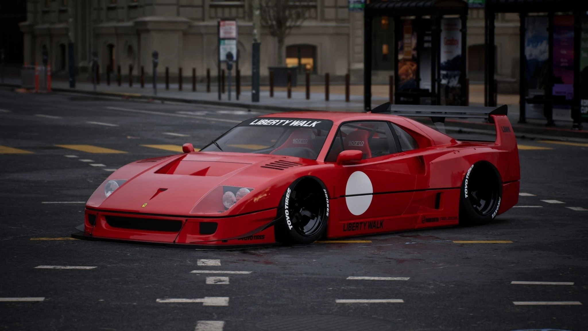 Liberty Walks Ferrari F40 Is In Spitting Distance From The 2023 Tokyo Auto Salon 2